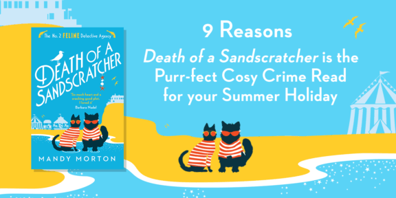 9 Reasons Death of a Sandscratcher is the Purr-fect Cosy Crime Read for your Summer Holiday ​